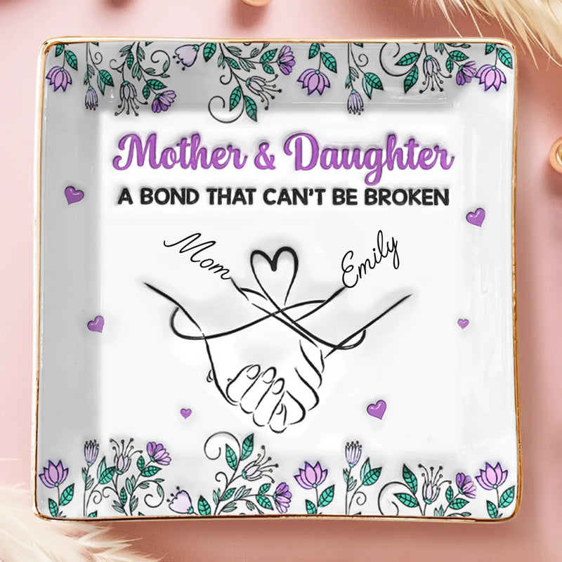 Custom Full-Print Jewelry Dish - Personalized Birthday Gifts For Mom, Daughter - Keep Your Sparkle Close Always