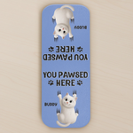 Custom Leather Magnetic Bookmark - Personalized  Bookish Gifts For Book Lovers, Bookworms, Cat Mom And Dad - Lost In Chapters