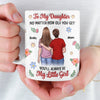 Custom Mug - Personalized Birthday Gifts For Dad, Mom, Daughter - Love Grows In Every Embrace