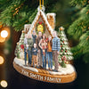 Custom Photo Acrylic Ornament - Personalized Christmas Birthday Gifts For Mom, Dad, Brother, Sister, Kids - Christmas Sparkles With Love At Home