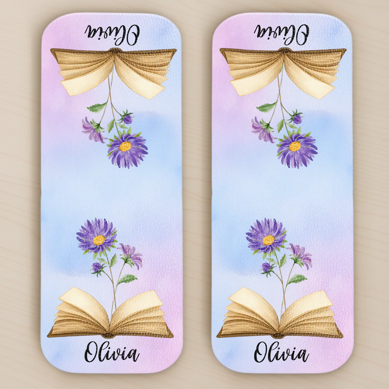 Custom Leather Magnetic Bookmark - Personalized  Bookish Gifts For Book Lovers, Bookworms, Readers - Reading Is My Superpower