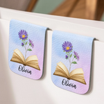 Custom Leather Magnetic Bookmark - Personalized  Bookish Gifts For Book Lovers, Bookworms, Readers - Reading Is My Superpower