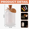 Custom Glass Bottle LED Light - Personalized Anniversary Wedding Gifts For Husband And Wife, Him And Her - Hand In Hand, No Matter What