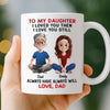 Custom Mug - Personalized Birthday Gifts For Mom, Dad, Daughter, Son - Forever Daddy’s Girl