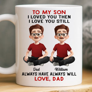 Custom Mug - Personalized Birthday Gifts For Mom, Dad, Daughter, Son - Forever Daddy’s Girl