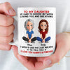 Custom Mug - Personalized Birthday Gifts For Mom, Dad, Daughter, Son - Always Her Little Girl, Forever My Biggest Love