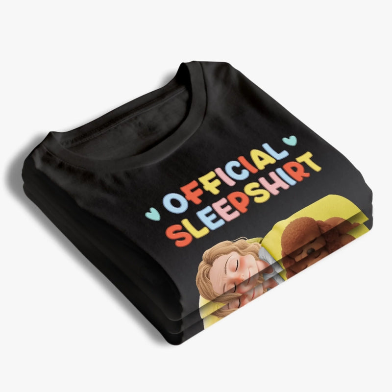 Custom Unisex T-shirt, Premium T-shirt, Hoodie - Personalized Birthday Gifts For Dog Lovers, Dog Dad And Mom - Sleeping Beauties In Progress