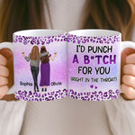 Custom Mug - Personalized Best Friend Birthday Gifts For Women, Besties, Sisters, BFF - Always Got Your Back