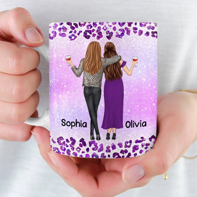 Custom Mug - Personalized Best Friend Birthday Gifts For Women, Besties, Sisters, BFF - Always Got Your Back
