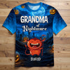 Custom Unisex T-shirt - Personalized Halloween Birthday Gifts For Mom, Grandma - Spooky But Sweet