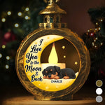 Custom Candlelight Lantern Ornament - Personalized Pet Christmas Memorial Sympathy Gifts For Dogs - Love Never Fades