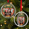 Custom Acrylic Rotating Ornament - Personalized Christmas Birthday Gifts For Mom, Dad, Brother, Sister, Kids - Blessed With Family Love