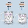 Custom Mug - Personalized Birthday Gifts For Mom, Daughter - Love Passed From Heart To Heart