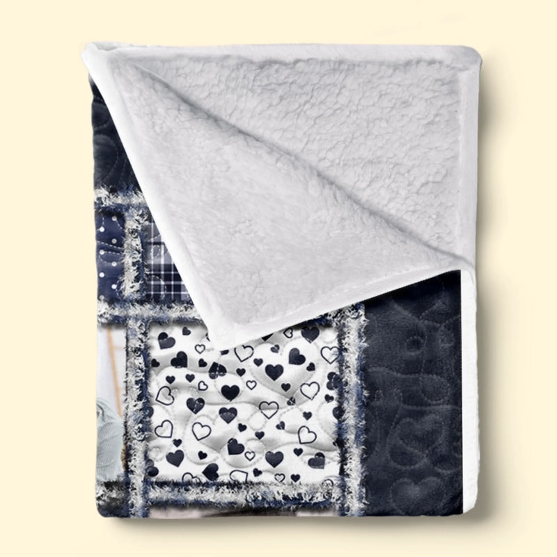Custom Photo Blanket - Personalized Anniversary Wedding Gifts For Husband And Wife, Him And Her - I Found My Forever In You