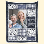 Custom Photo Blanket - Personalized Anniversary Wedding Gifts For Husband And Wife, Him And Her - I Found My Forever In You