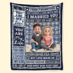 Custom Name Romantic Couple Gifts - Personalized Blanket