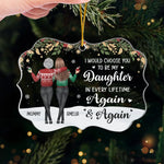 Custom Acrylic Ornament - Personalized Christmas Birthday Gifts For Mom, Daughter - Mom And Me, Always We