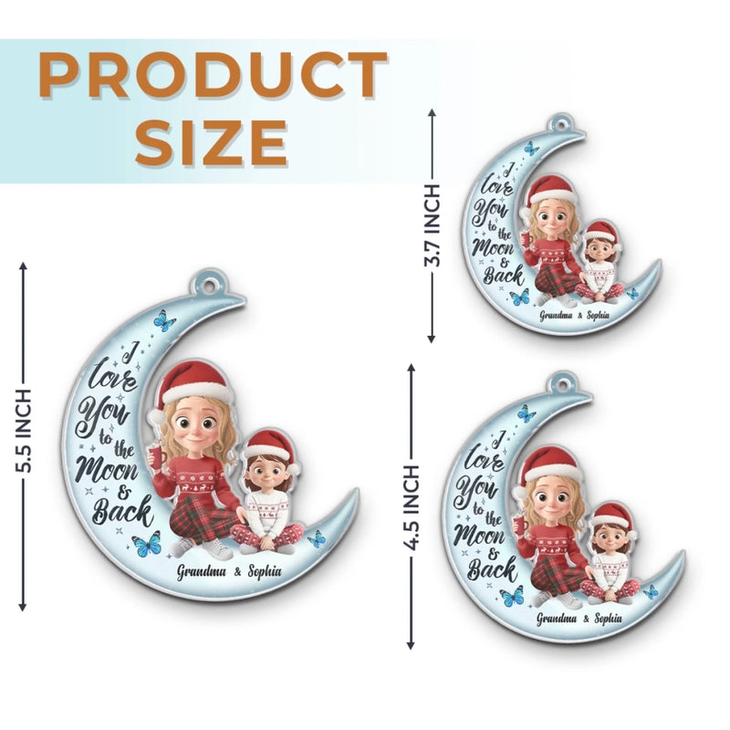 Custom Acrylic Ornament - Personalized Christmas Birthday Gifts For Mom, Grandma - Making Memories This Season