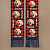 Custom Photo Wool Scarf With Tassel - Personalized  Christmas Birthday Gifts For Dog Cat Lovers, Dog Dad And Mom, Cat Owners - Fetch Queen