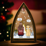 Custom Name Christmas Pet Memorial Gifts - Personalized LED Tabletop Lantern Light