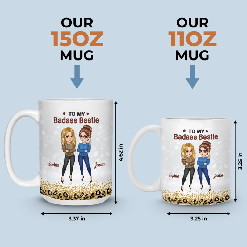 Custom Mug - Personalized Best Friend Birthday Gifts For Women, Besties, Sisters, BFF - Best Friends Best Memories