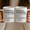 Custom Mug - Personalized Christmas Birthday Gifts For Best Friends, Family, Coworker, Work Bestie - Morning Intolerant