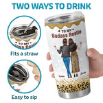 Custom Tumbler - Personalized Best Friend Birthday Gifts For Women, Besties, Sisters, BFF - Our Friendship Our Vintage