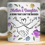 Custom Name Mother Daughter Gifts - Personalized Mug