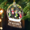Custom Acrylic Ornament - Personalized Christmas Birthday Gifts For Mom, Dad, Brother, Sister, Kids  - Love Makes Us One