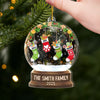 Custom Acrylic Ornament - Personalized Christmas Birthday Gifts For Mom, Dad, Brother, Sister, Kids  - Love Makes Us One
