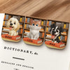 Custom Leather Magnetic Bookmark - Personalized  Bookish Gifts For Book Lovers, Bookworms, Dog Dad And Mom, Cat Owners - Paws Mark My Place