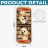 Custom Leather Magnetic Bookmark - Personalized  Bookish Gifts For Book Lovers, Bookworms, Dog Dad And Mom, Cat Owners - Paws Mark My Place