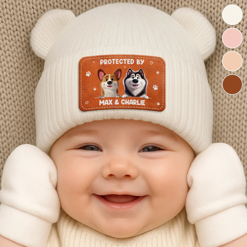 Custom Baby Beanie And Mittens Set - Personalized Baby Shower, Gender Reveal Gifts For New Moms, New Dads, New Parents, Dog Dad And Mom - New Beginnings Wrapped In Love