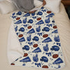 Custom Football Blanket - Personalized Gift For Birthday, Football Football Lovers, NFL Fans, Sport Lovers, Senior Graduation Gift - Proud Football Family