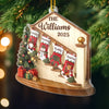 Custom Acrylic Ornament - Personalized Christmas Birthday Gifts For Mom, Dad, Brother, Sister, Kids - Family Our Forever Treasure