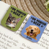 Custom Photo Leather Magnetic Bookmark - Personalized  Bookish Gifts For Book Lovers, Bookworms, Dog Cat Lovers, Dog Dad And Mom, Cat Owners - Pawsed Here
