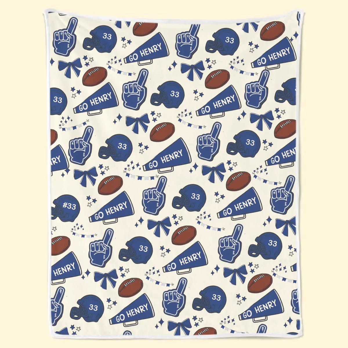 Custom Football Blanket - Personalized Gift For Birthday, Football Football Lovers, NFL Fans, Sport Lovers, Senior Graduation Gift - Proud Football Family