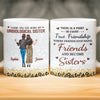 Custom Mug - Personalized Best Friend Birthday Gifts For Women, Besties, Sisters, BFF - Better With You
