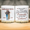 Custom Mug - Personalized Best Friend Birthday Gifts For Women, Besties, Sisters, BFF - Better With You