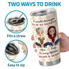 Custom Tumbler - Personalized Birthday Gifts For Mom, Dad, Daughter - Forever My Daughter Forever Love