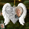 Custom Photo Acrylic Ornament - Personalized Christmas Memorial Sympathy Gifts For Loss Of Mom, Dad - Guiding Me From Heaven