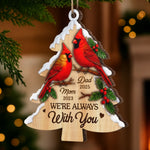 Custom Name & Year Memorial Cardinal Christmas Gifts - Personalized Ornament