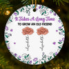 Custom Ceramic Ornament - Personalized Best Friend Christmas Birthday Gifts For Women, Besties, Sisters, BFF - Besties Make Spirits Bright