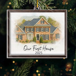 Custom First House New Home Gifts - Personalized Ornament