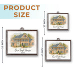 Custom First House New Home Gifts - Personalized Ornament