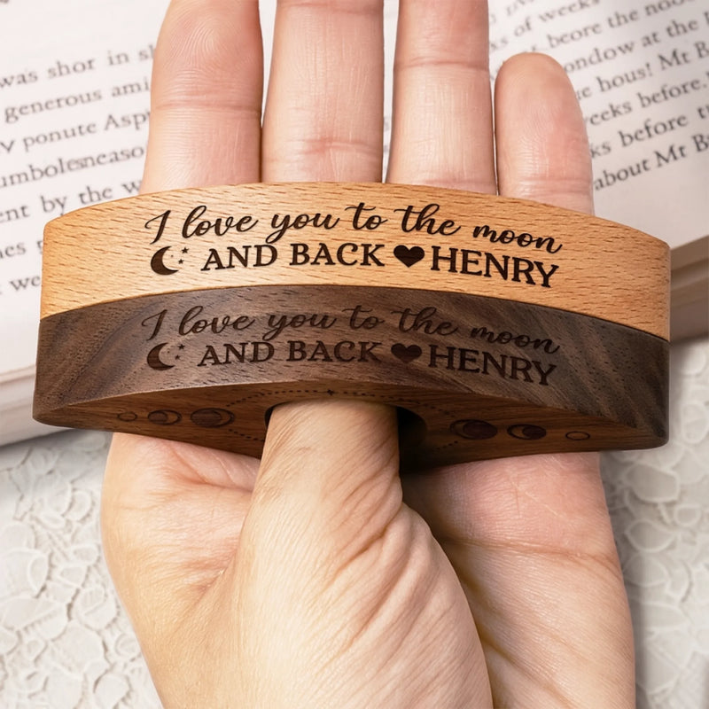 Custom Book Page Holder - Personalized  Christmas Bookish Gifts For Book Lovers, Bookworms, Readers - Stories Bloom Between The Pages