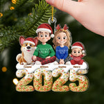 Custom Acrylic Ornament - Personalized Christmas Birthday Gifts For Family, Dog Cat Lovers - Joyful Memories
