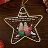 Custom Acrylic Ornament - Personalized Best Friend Christmas Birthday Gifts For Women, Besties, Sisters, BFF - Wild Stories Start With Besties