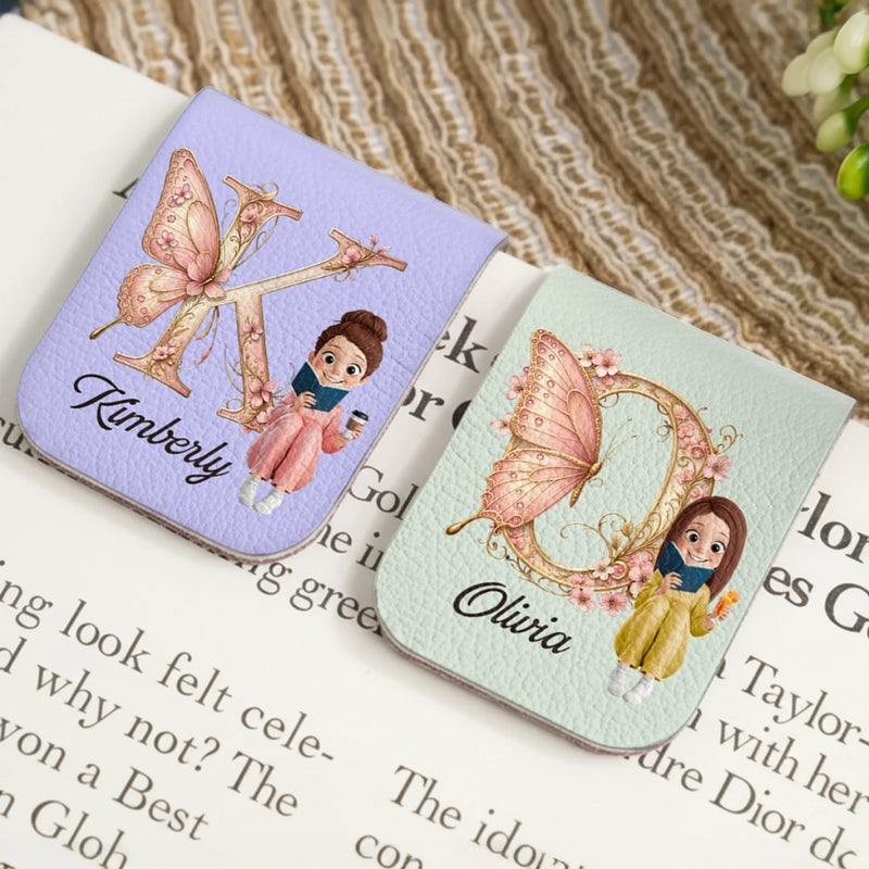Custom Leather Magnetic Bookmark - Personalized  Bookish Gifts For Book Lovers, Bookworms, Readers - Bound By Stories