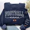 Custom Unisex Sweatshirt, Hoodie With Design On Sleeve - Personalized Birthday Sport Gifts For Mom, Grandma, Sports Fans, Sports Lovers - Generations United In Every Game